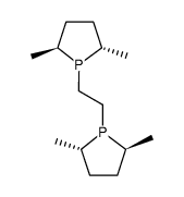 (-)-1,2-双((2s,5s)-2,5-二甲基膦)乙烷 结构式