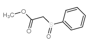 2-苯基亚硫酰基乙酸甲酯 结构式