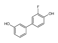 3'-氟[1,1'-联苯]-3,4'-二酚 结构式