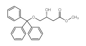 BUTANOIC ACID, 3-HYDROXY-4-(TRIPHENYLMETHOXY)-, METHYL ESTER, (R) 结构式