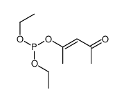 Phosphorous acid, diethyl 1-methyl-3-oxo-1-butenyl ester 结构式