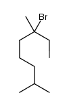 6-溴-2,6-二甲基辛烷 结构式