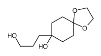 8-羟基-1,4-二氧杂螺[4.5]癸烷-8-丙醇 结构式