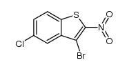3-溴-5-氯-2-硝基苯并[b]噻吩 结构式