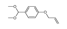 1-(二甲氧基甲基)-4-(2-丙烯-1-基氧基)苯 结构式