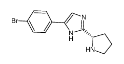 (S)-2-(4-溴苯基)-2-(吡咯烷-2-基)-1H-咪唑 结构式