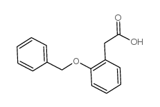 2-苄氧基苯乙酸 结构式