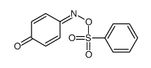 4-[[(Phenylsulfonyl)oxy]imino]-2,5-cyclohexadien-1-one 结构式