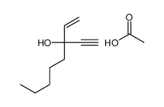 1-Octen-3-ol, 3-ethynyl-, acetate 结构式