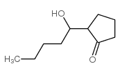 2-(1-羟基戊基)-1-环戊酮 结构式