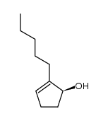 2-Cyclopenten-1-ol, 2-pentyl-, (1S)- 结构式