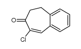 6-氯-8,9-二氢-7H-苯并环庚烯-7-酮 结构式