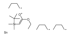 Acetic acid, 2-[(1,1-dimethylethyl)dimethylsilyl]-2-(tributylstannyl)-, ethyl ester 结构式