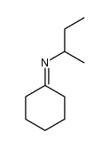 2-Butanamine, N-cyclohexylidene- 结构式