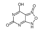 [1,2,5]Oxadiazolo[3,4-d]pyrimidine-5,7(3H,6H)-dione, 1-oxide 结构式