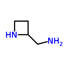 2-氮杂环丁烷甲胺 结构式