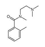 N-[2-(二甲氨基)乙基]-N,2-二甲基苯甲酰胺 结构式