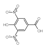 3,5-二硝基-4-羟基苯甲酸 结构式