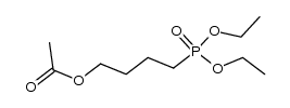 Phosphonic acid, [4-(acetyloxy)butyl]-, diethyl ester (9CI) 结构式