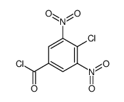 4-氯-3,5-二硝基苯甲酰氯 结构式