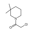 Piperidine, 1-(chloroacetyl)-3,3-dimethyl- (9CI) 结构式