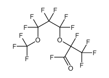 Propanoylfluoride,2,3,3,3-tetrafluoro-2-[1,1,2,2,3,3-hexafluoro-3-(trifluoromethoxy)propoxy]- 结构式