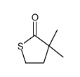 3,3-二甲基四氢噻吩-2-酮 结构式