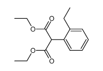 2-(2-乙基苯基)丙二酸二乙酯 结构式