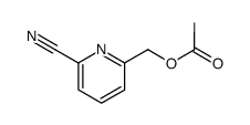 2-氰基-6-(乙酰氧甲基)吡啶 结构式