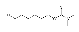 Carbamothioic acid, N,N-dimethyl-, O-(6-hydroxyhexyl) ester 结构式