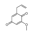2-甲氧基-6-(2-丙烯-1-基)-2,5-环己二烯-1,4-二酮 结构式