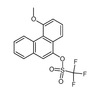 5-甲氧基-9-菲基三氟甲磺酸酯 结构式