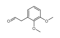 2,3-二甲氧基苯乙醛 结构式