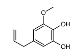 3-甲氧基-5-烯丙基-1,2-苯二酚 结构式