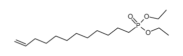 Phosphonic acid, 11-dodecenyl-, diethyl ester (9CI) 结构式