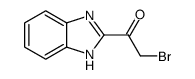 2-溴-1-(1H-苯并咪唑-2-基)乙酮 结构式
