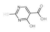 2-硫脲嘧啶-5-羧酸 结构式