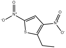 2-乙基-3,5-二硝基噻吩 结构式