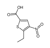5-乙基-4-硝基-2-噻吩甲酸 结构式