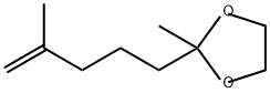 2-甲基-2-(4-甲基-4-戊烯-1-基)-1,3-二氧戊环 结构式