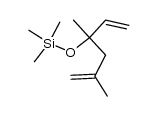 Silane, [(1-ethenyl-1,3-dimethyl-3-buten-1-yl)oxy]trimethyl- 结构式