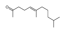 (5E)-6,10-二甲基-5-十一碳烯-2-酮 结构式
