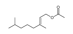 3,7-dimethyloct-2-enyl acetate 结构式