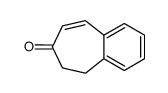 8,9-二氢-7H-苯并环庚烯-7-酮 结构式
