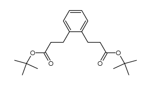 1,2-苯二丙酸 1,2-二叔丁酯 结构式