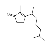 3-(1,5-二甲基己基)-2-甲基-2-环戊烯-1-酮 结构式