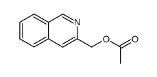 3-乙酸异喹啉甲酯 结构式