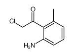 Ethanone, 1-(2-amino-6-methylphenyl)-2-chloro- (9CI) 结构式