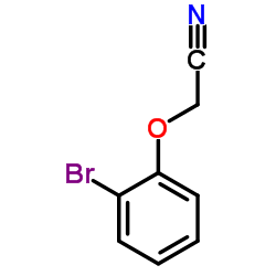 2-溴苯氧基乙腈 结构式