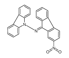 9H-Carbazol-9-amine, N-(2-nitro-9H-fluoren-9-ylidene)- 结构式